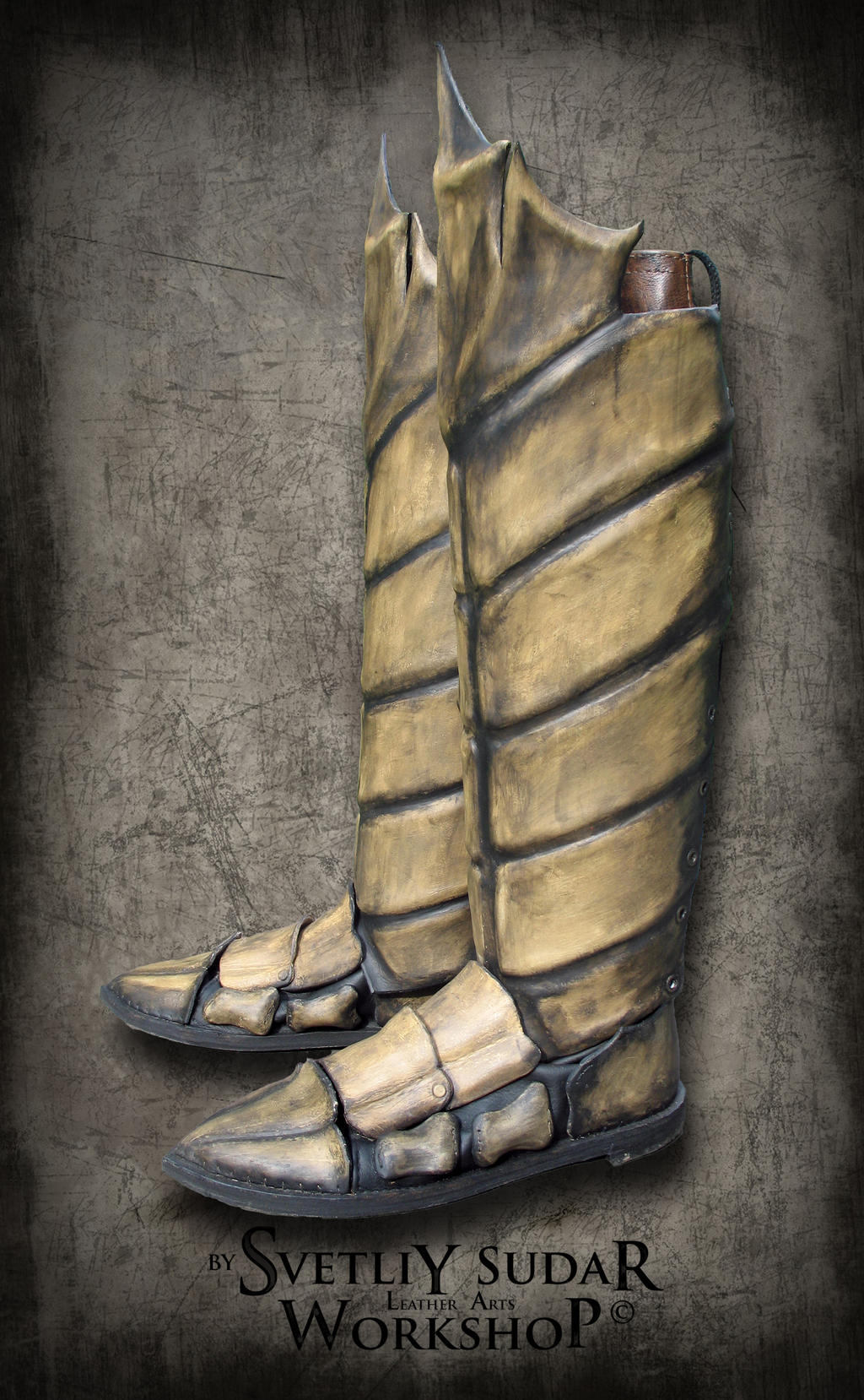 Leather Boots of Bone Warden