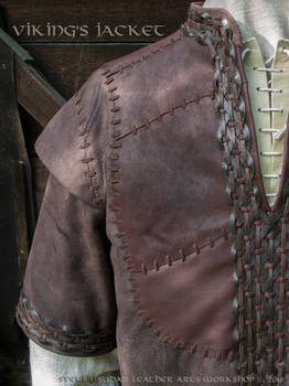 Viking Leather Jacket (inspired Ragnar Lothbrok)