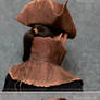 Bloodborne inspired handmade leather hat and cape
