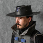 Leather hat TM-Earp Dungeon Cowboy from Destiny2 by Svetliy-Sudar