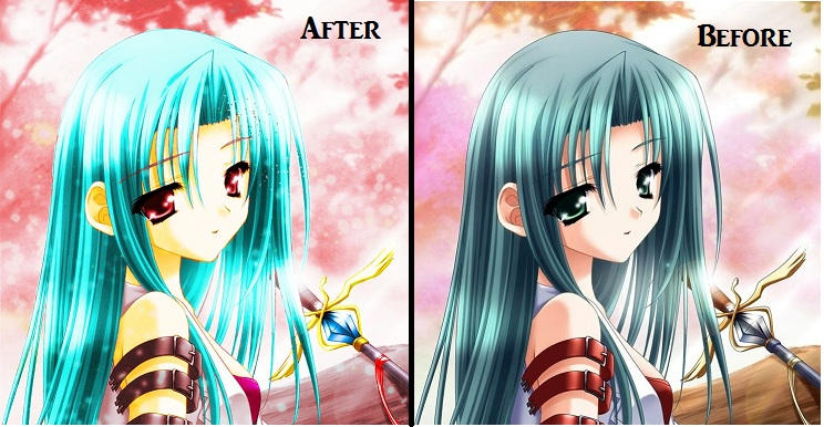 Anime Girl Recolor on GIMP by Ninjacupcake314 on DeviantArt