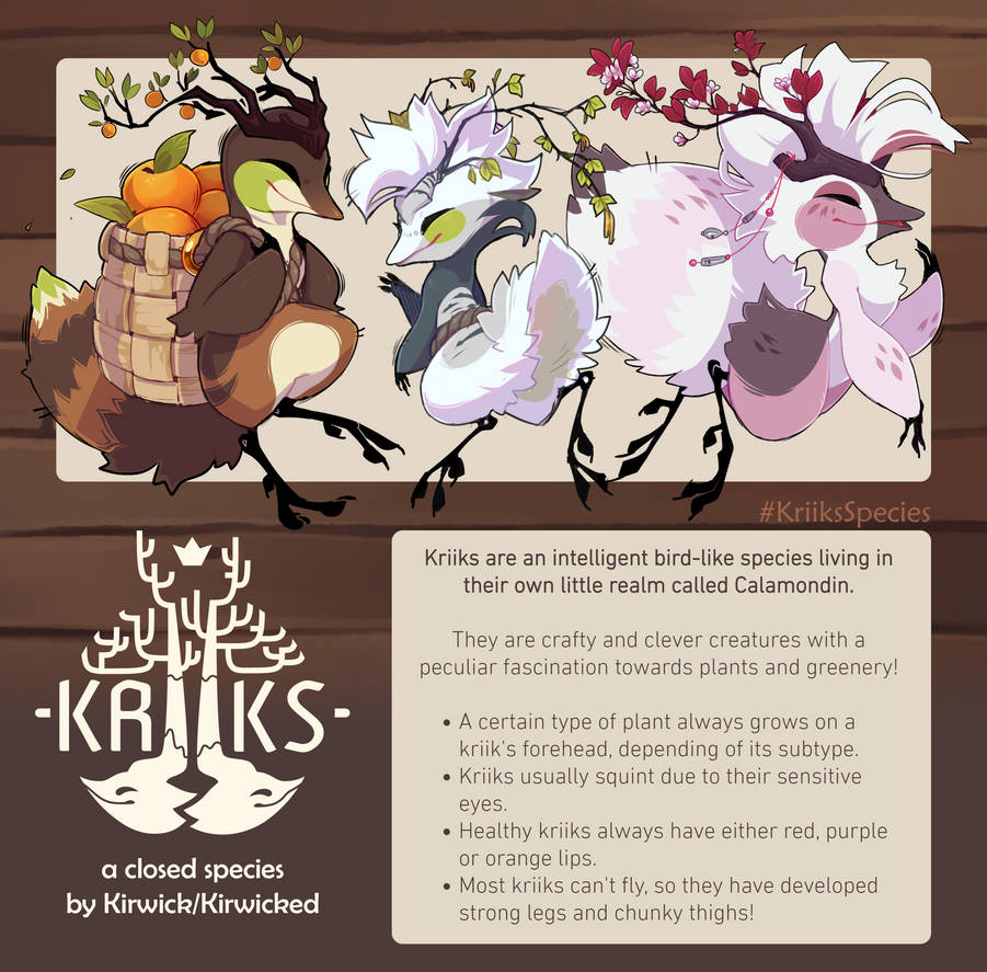 Kriiks Species!