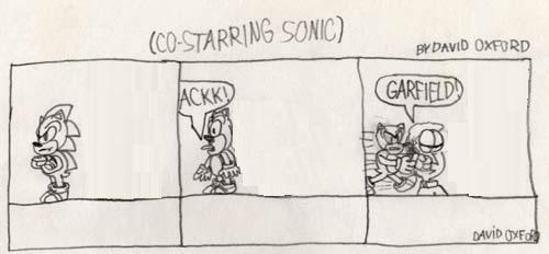 Garfield vs. Sonic Minus Garfield