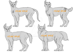 FELINE CAT BASE - variations