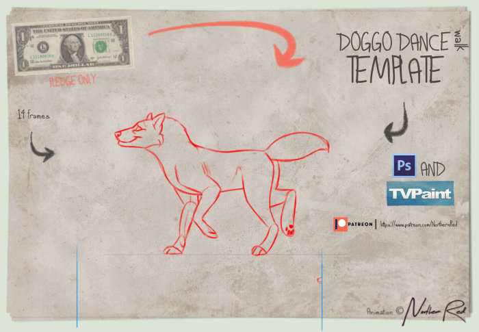 DOGGO WALK DANCE - guide / PATREON / POINTS by NorthernRed on DeviantArt