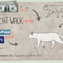CAT WALK CYCLE - base / PATREON / DA