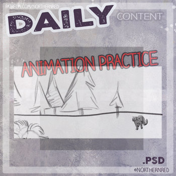 DAILY - animation practice (feline)