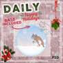 DAILY - December globe (cat)