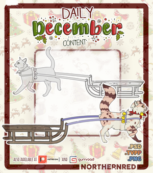 DECEMBER DAILY  | Cat sled