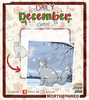 DECEMBER DAILY  | Cat in the snow