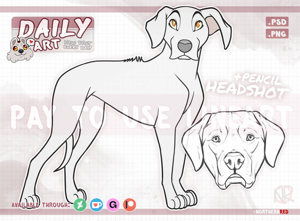 DAILY: Rhodesian ridgeback + headshot (DS) by NorthernRed on DeviantArt