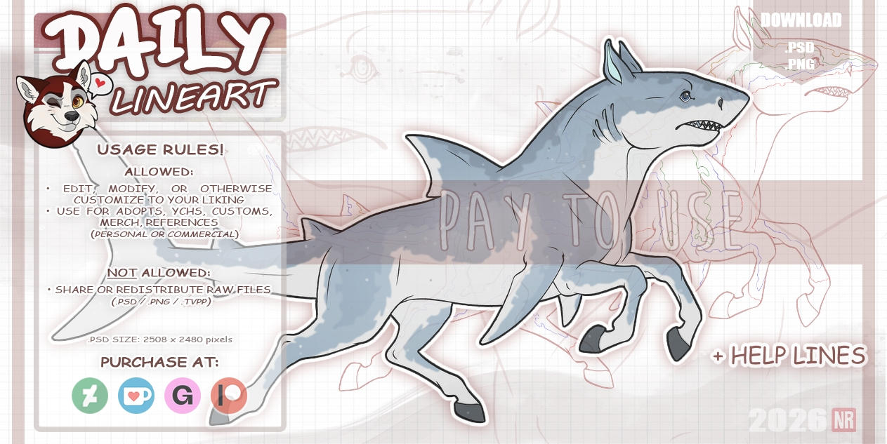 DAILY: Shark x Horse Hybrid + help lines! (semi) by NorthernRed on ...