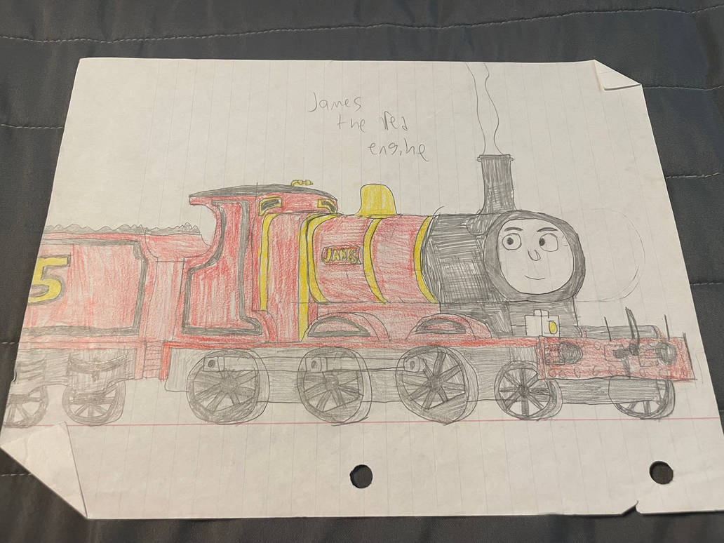 RWS James the Red Engine by TexasTrainYard on DeviantArt