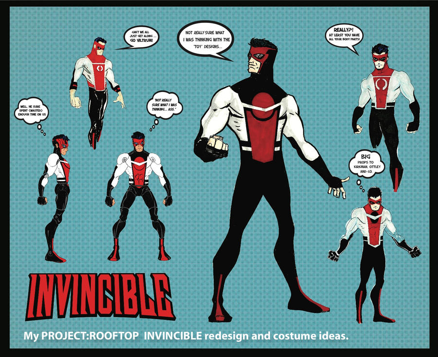 Invincible redesign ideas by tryin2get-there on DeviantArt