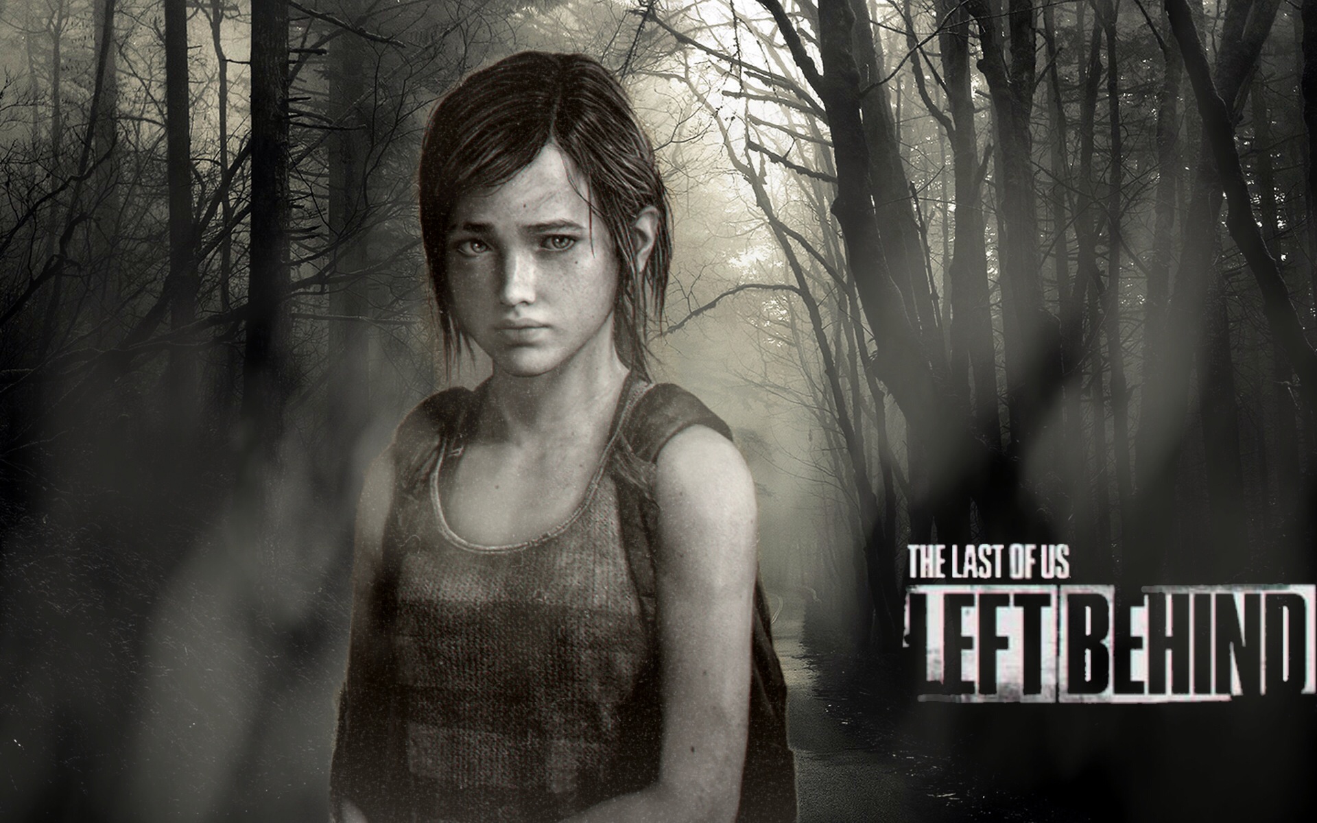 Download Ellie Sneaking Through The Last Of Us Wallpaper