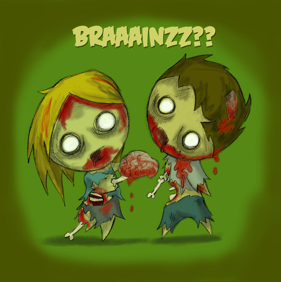 Zombie in Love by MrDinks.deviantart.com on @DeviantArt 