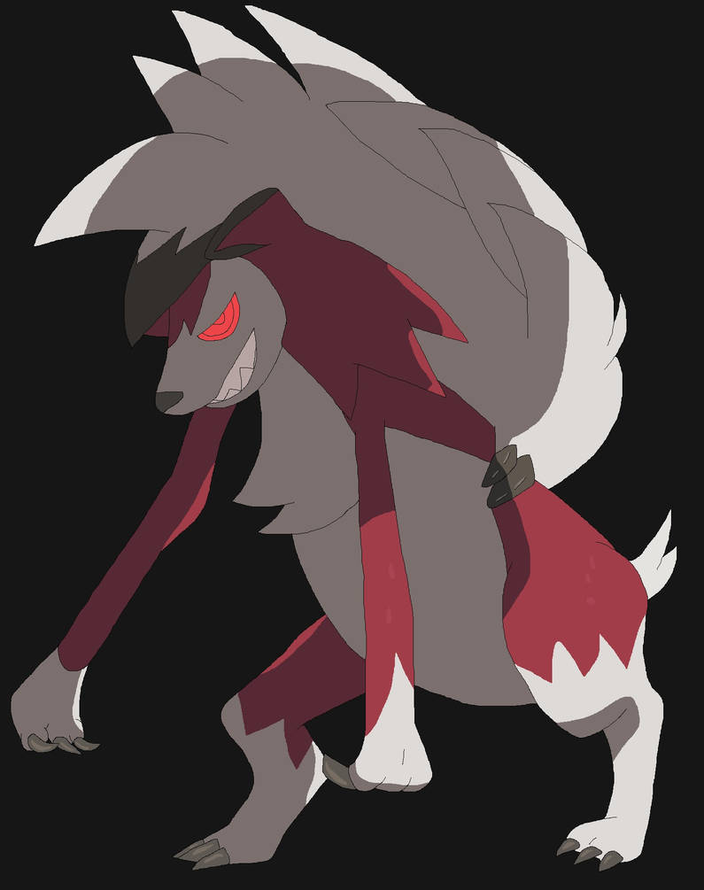 Lycanroc Midnight Form By NightmareOnElmStFan On DeviantArt lycanroc-midnight-form-by-nightmareonelmstfan-on-deviantart