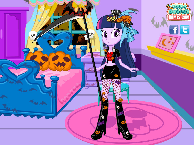 Equestria Girls Halloween Makeover