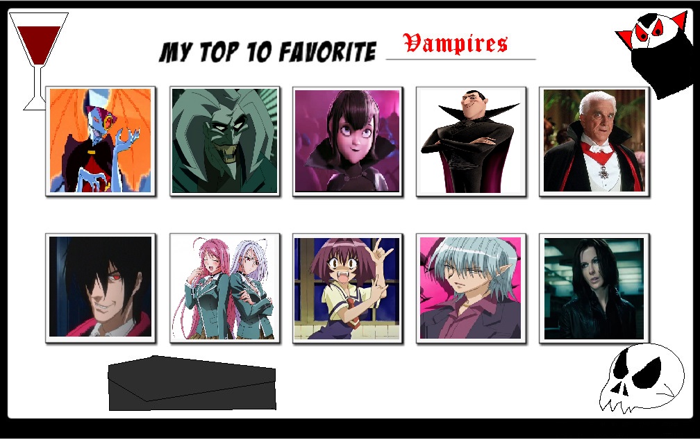 My top 10 favorite vampires