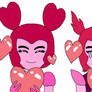 Spinel heart emotes