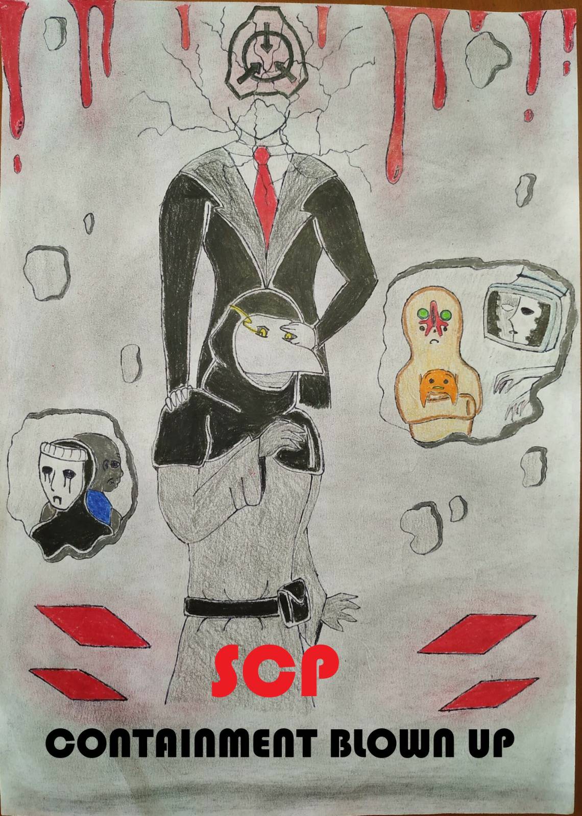 SCP: Containment Blown Up (comic cover) by AnnaAuthorspen37 on DeviantArt
