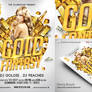 Gold Fantasy Nightclub Psd Flyer Template