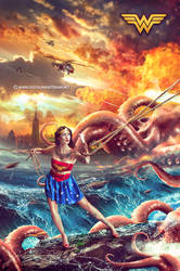 Wonder Woman VS The Octopus