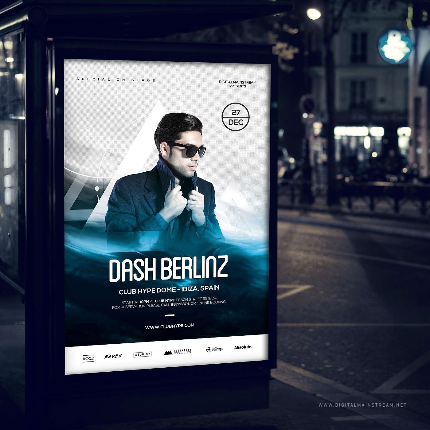 Special DJ Electro Dance Music Poster And Flyer 2 by dennybusyet