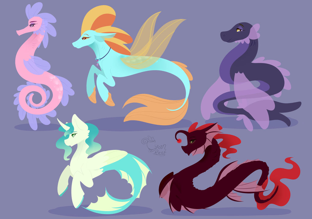 MLP NG: SeaQuestrian Races by CyanReef on DeviantArt
