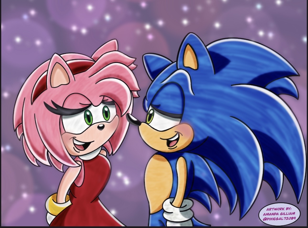 Amy's realization (art by @aalicjaa21 on Twitter). : r/SonAmy