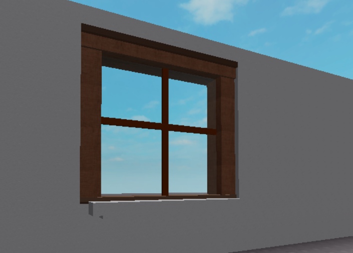 Window Model Roblox Classic Window | ROBLOX Studio Model by JustHaragie on DeviantArt