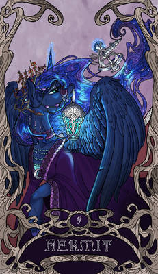 Tarot Hermit Luna