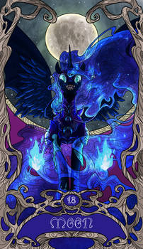 Tarot Moon Nightmare Moon