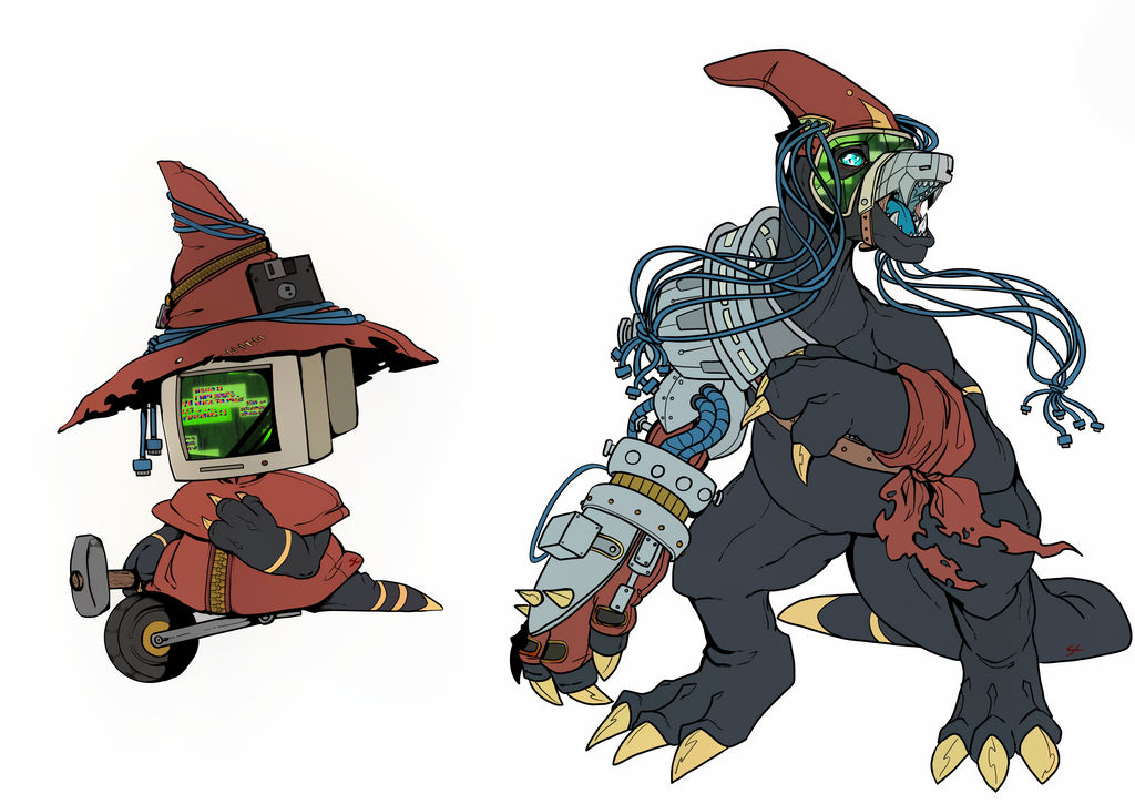 Data rookie Tomtemon and Champion Ilmarimon by SourSketches on DeviantArt