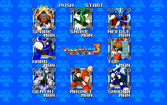 Mega Man 3 - Stage Select