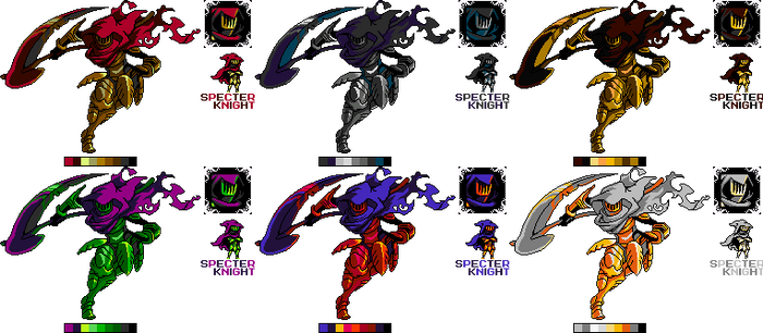 Shovel Knight - Specter Knight Cloaks