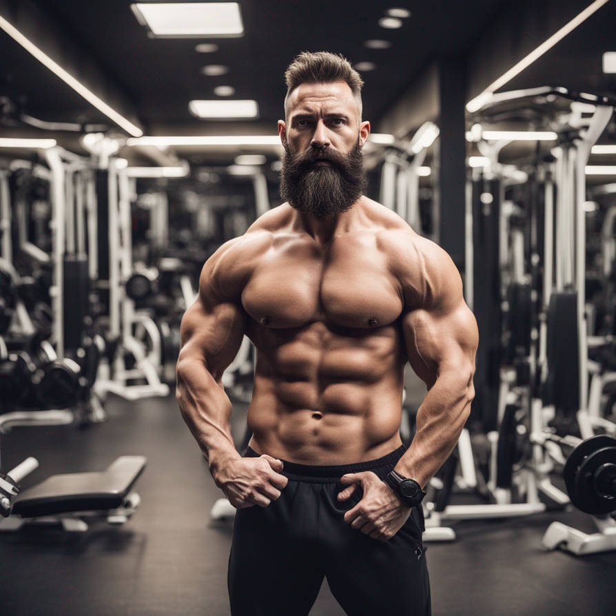 Robust Guy A robust and muscular man, standing at an impressi by Abdullah450 on ...