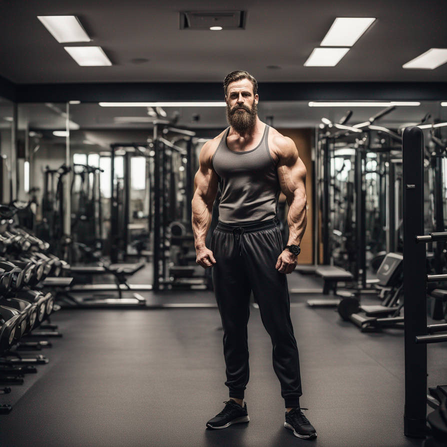 Robust Guy A robust and muscular man, standing at an impressi by Abdullah450 on ...