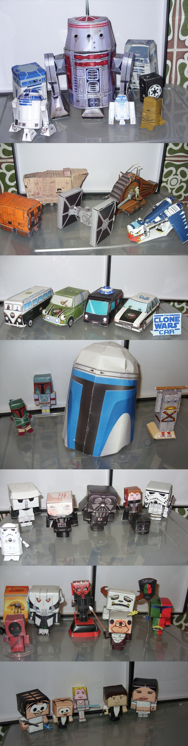 My Starwars papercrafts