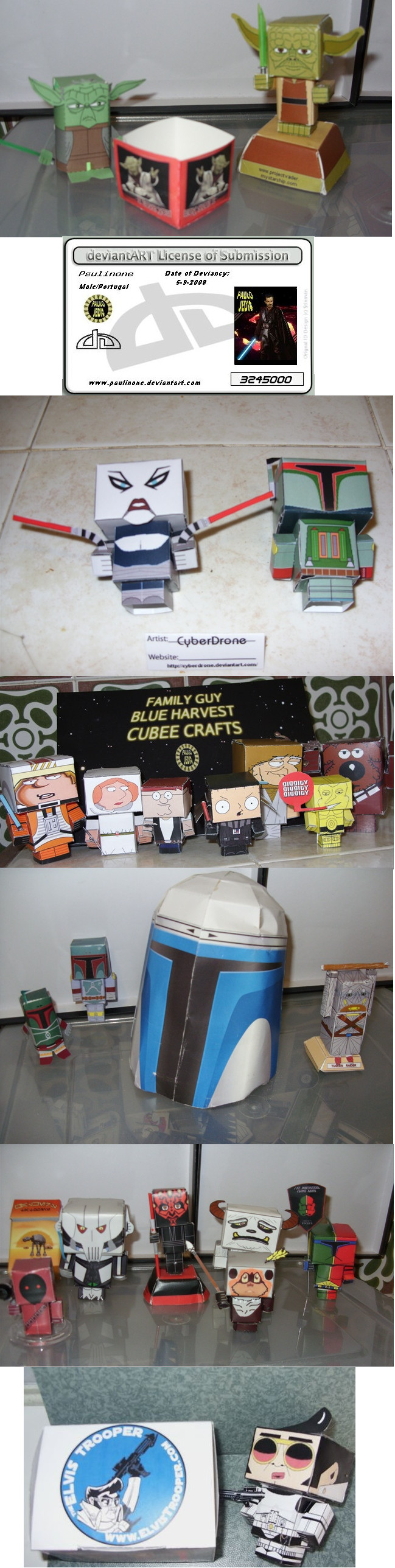 My Starwars papercrafts II