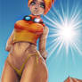 Rikku in the Sun