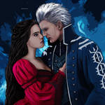 Vergil and the mysterious girl from Fortuna by editsulli