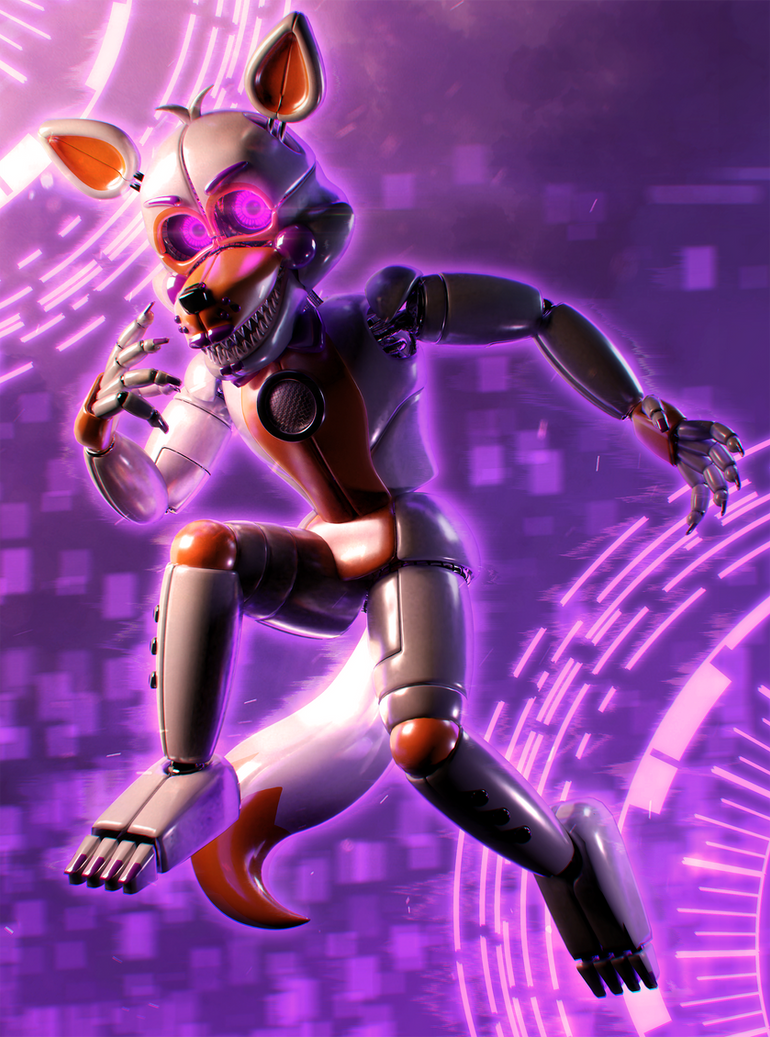 Orange Tech Fox :Collab: by Luckair on DeviantArt