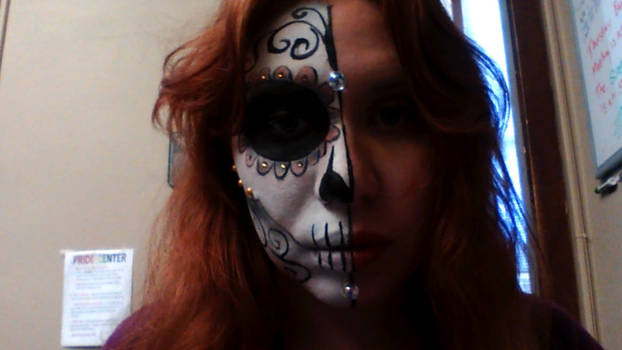 Dia de los Muertos Catrina Makeup for Halloween