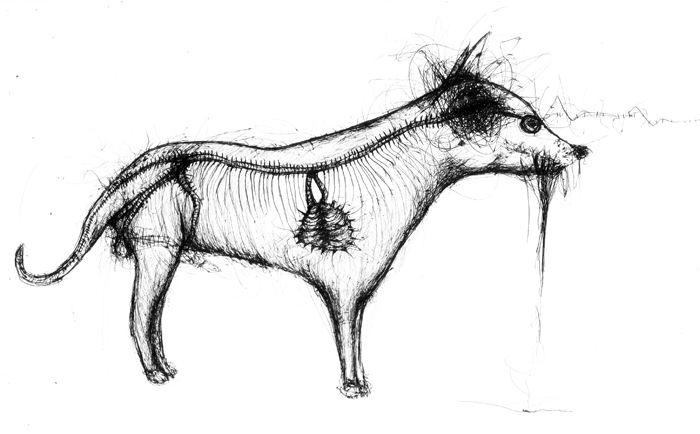 rabies, first sketch by trzytrzy on DeviantArt