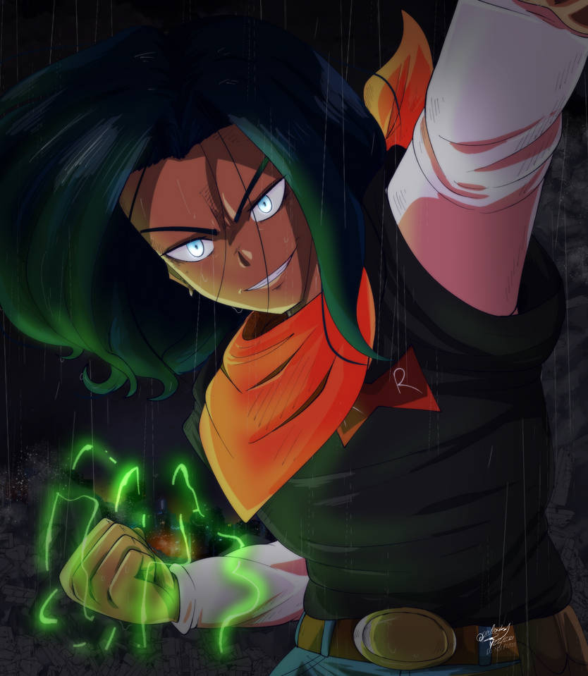 Android 17 by peridoxikal on DeviantArt