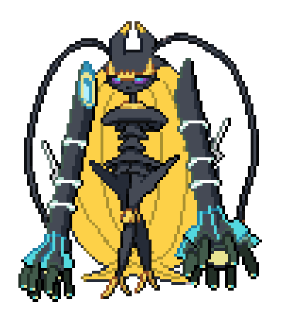 [Fake Pixel Pokemon] Pheromsa+Celesteela+Guzzlord