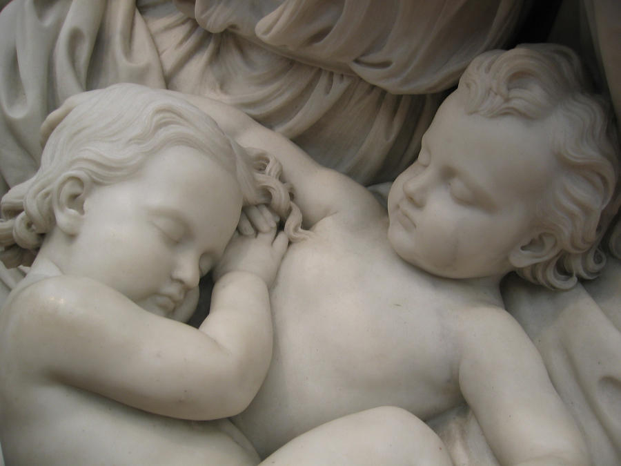 Sleeping Children Sculpture