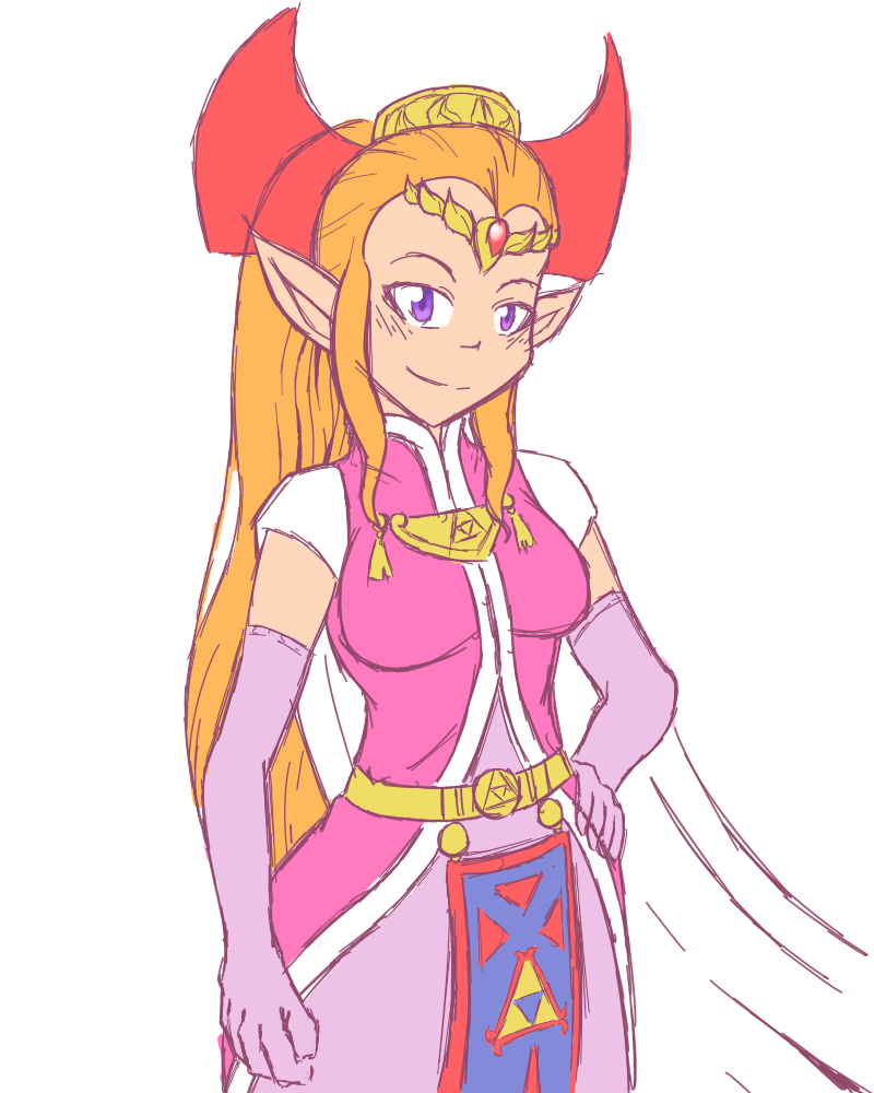 Colored Sketch - The Legend of Zelda - Four Sword