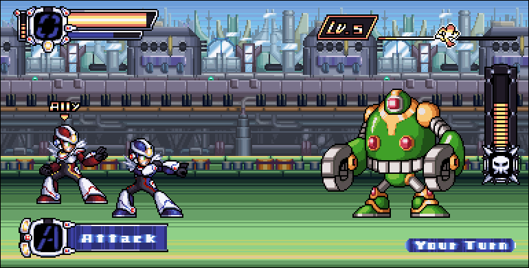 RockMan X Over - mockshot